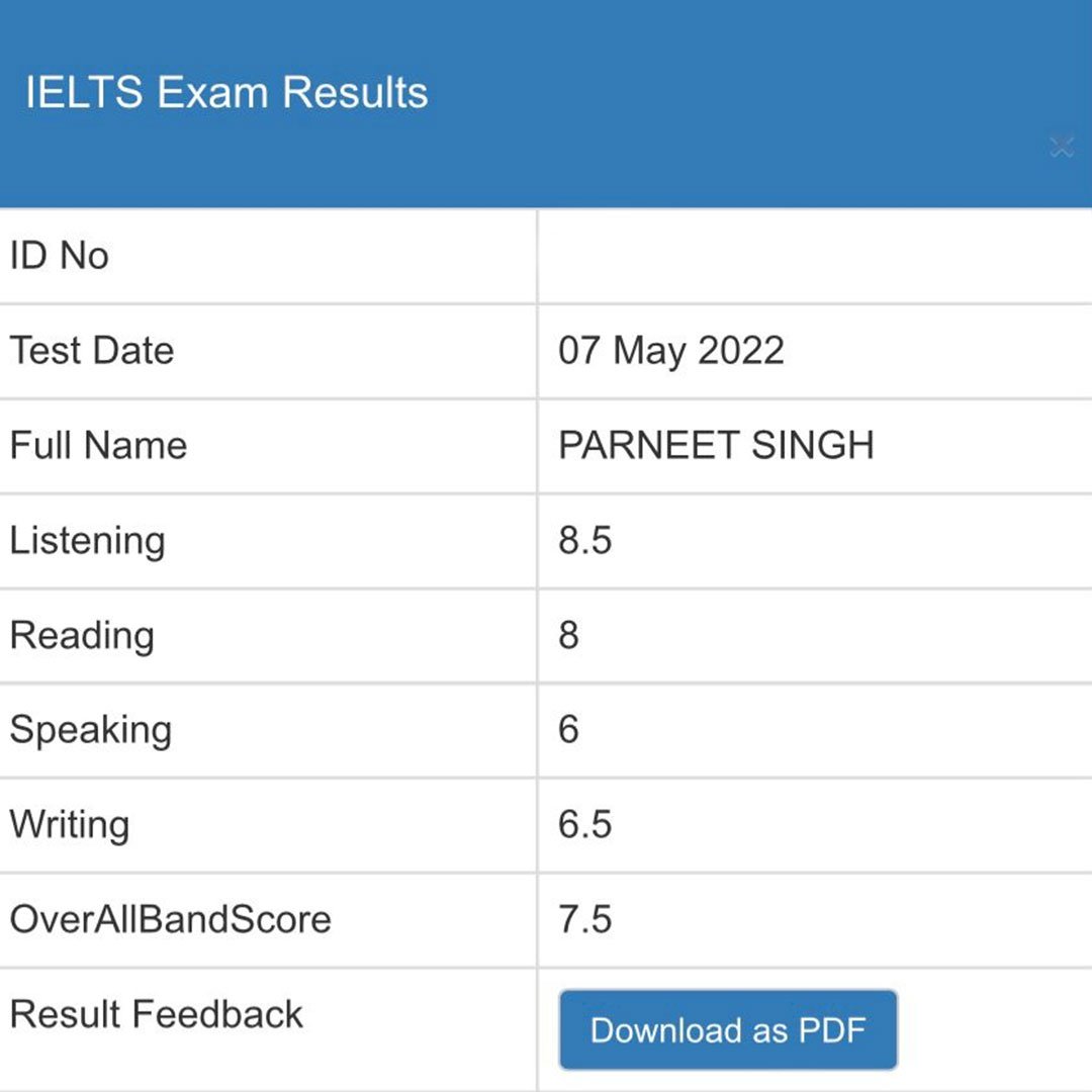 PTE coaching center India
